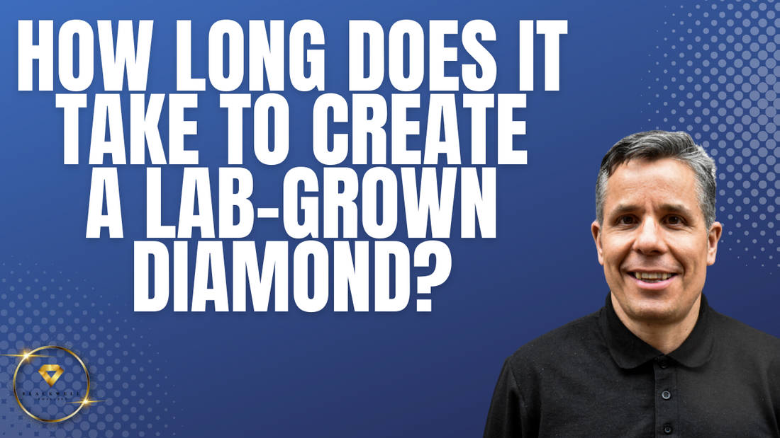 How long does it take to create a lab-grown diamond?
