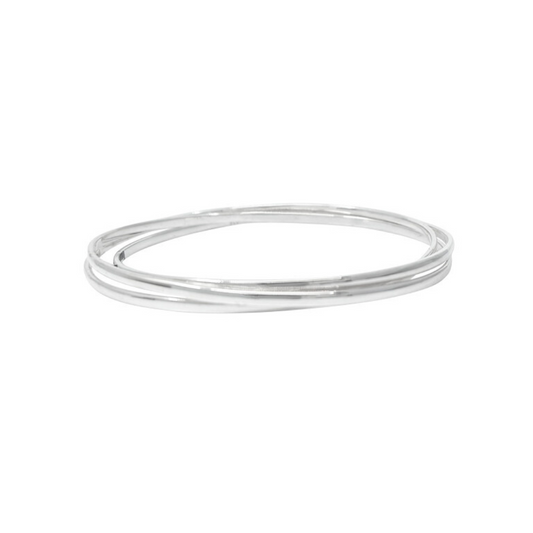 Silver Russian Bangle