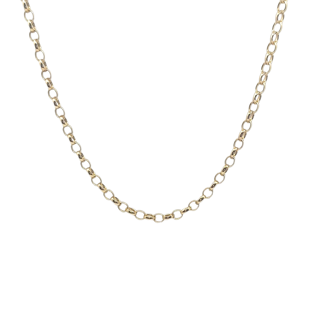 9ct Yellow Gold Belcher Chain 20.5"
