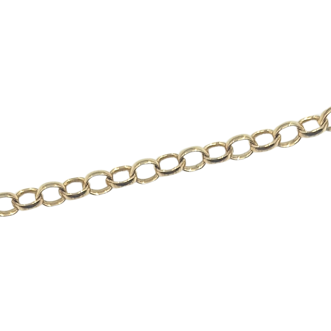 9ct Yellow Gold Belcher Chain 20.5"
