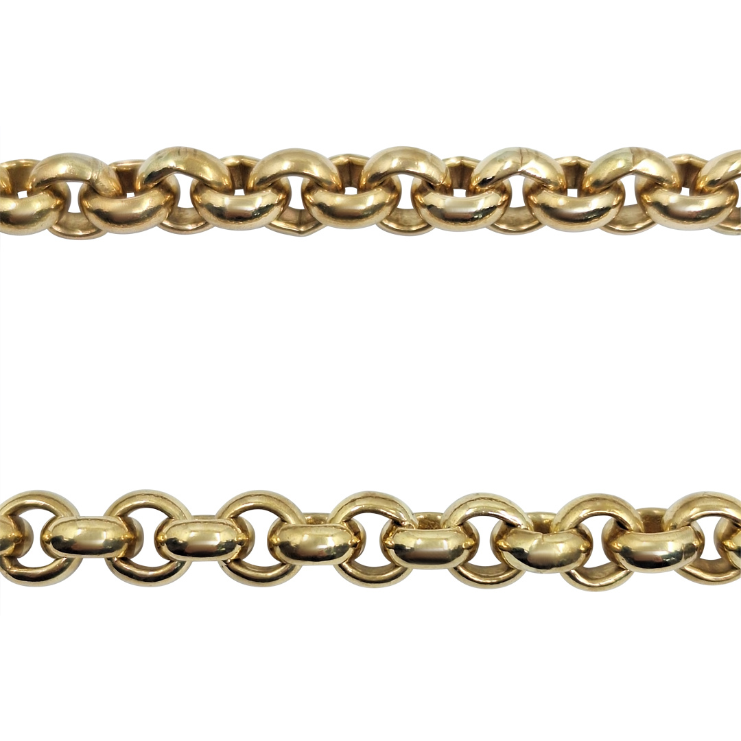 9ct Yellow Gold Belcher Chain 29"