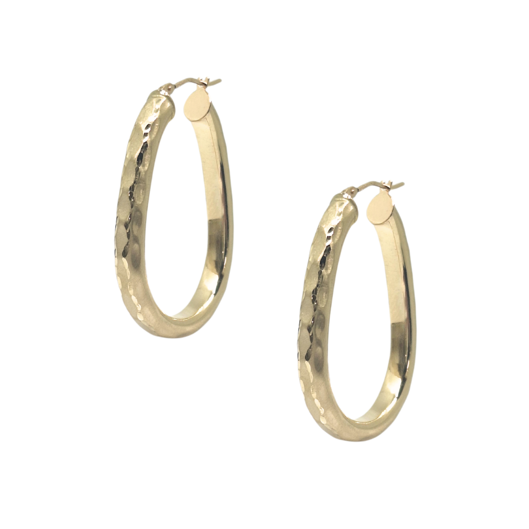 9ct Yellow Gold Hoops
