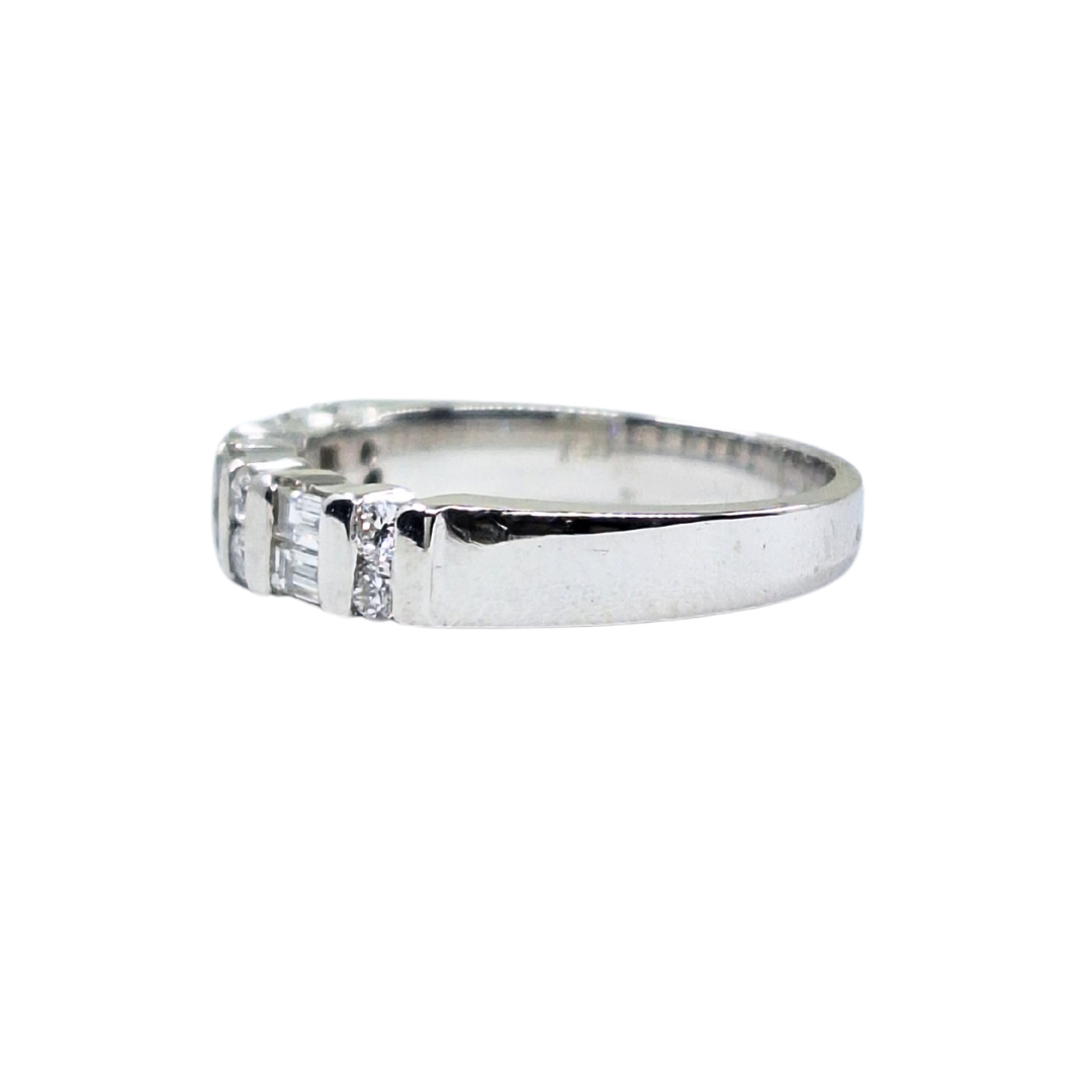 18ct White Gold Baguette Diamond Eternity Ring
