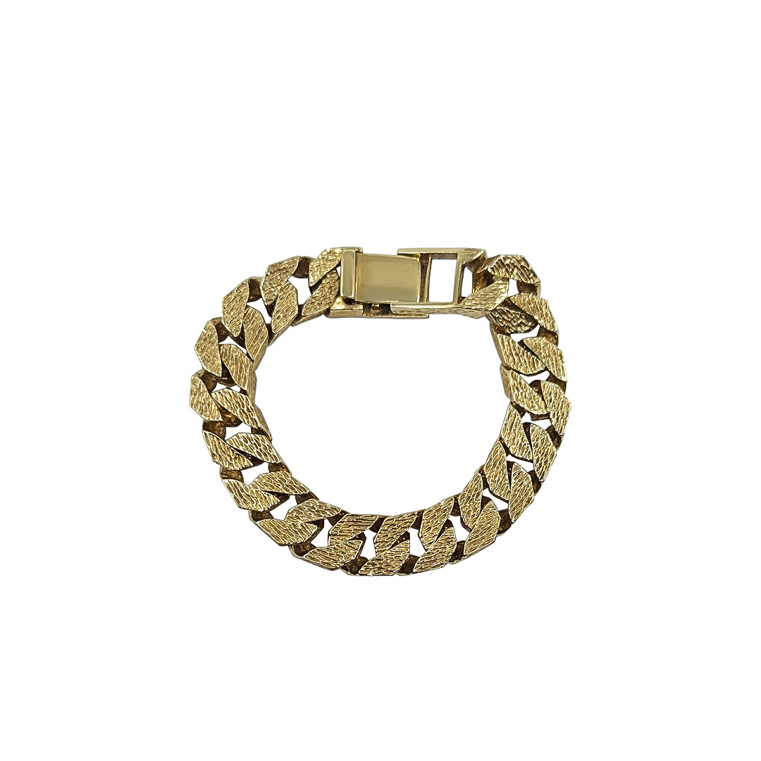 9ct Yellow Gold Chaps Bracelet 8.75"