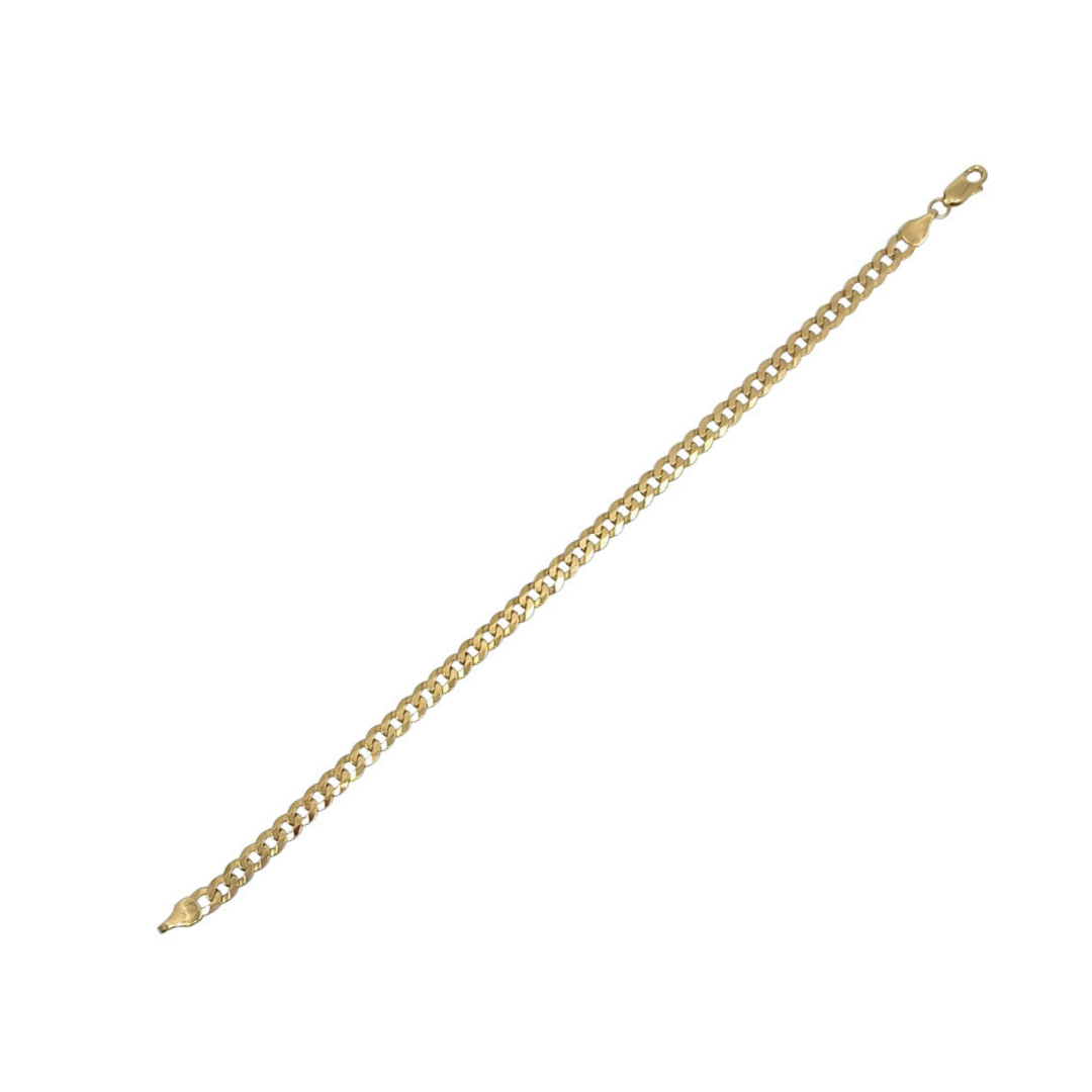 9ct Yellow Gold Child's Curb Bracelet 7"