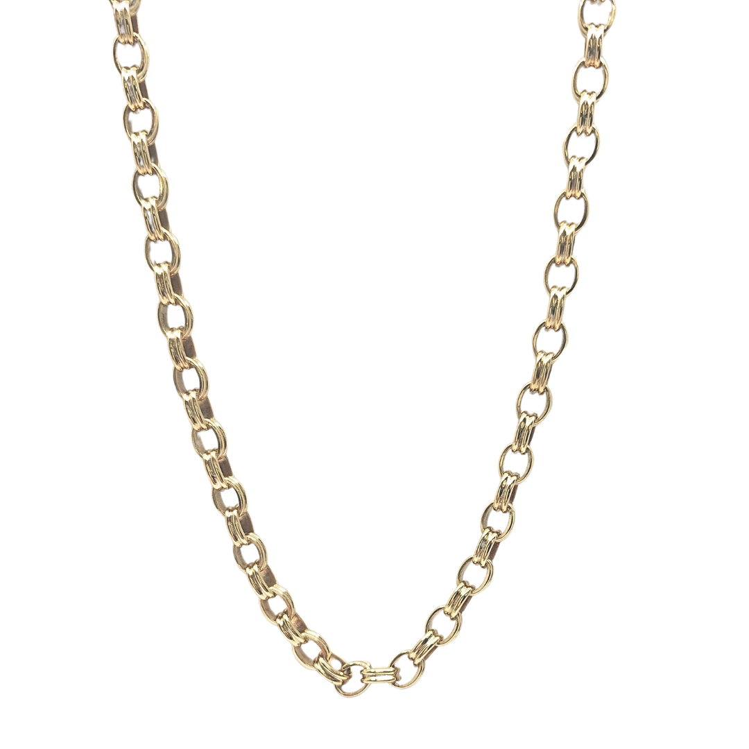 9ct Yellow Gold Belcher Chain 26"