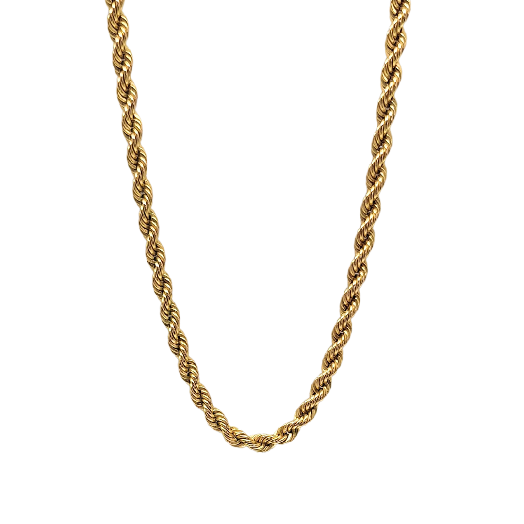 9ct gold rope chain discount
