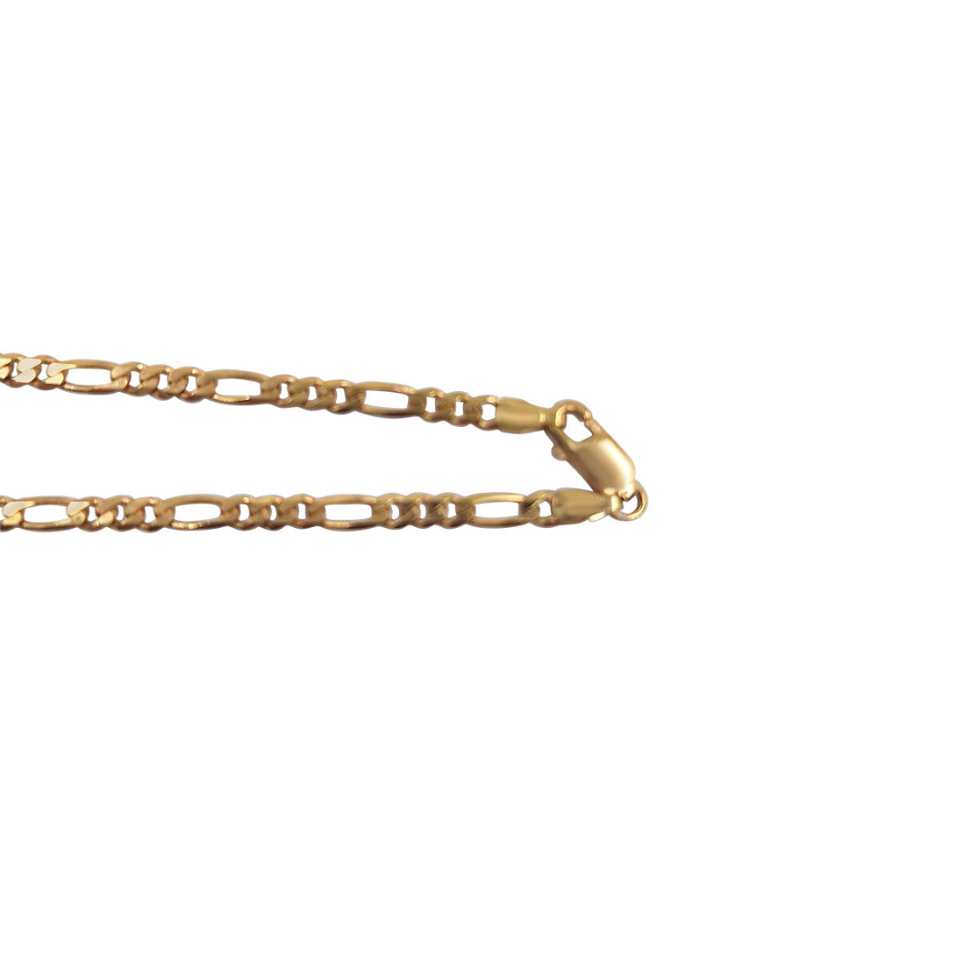 9ct Yellow Gold Figaro Chain 18"