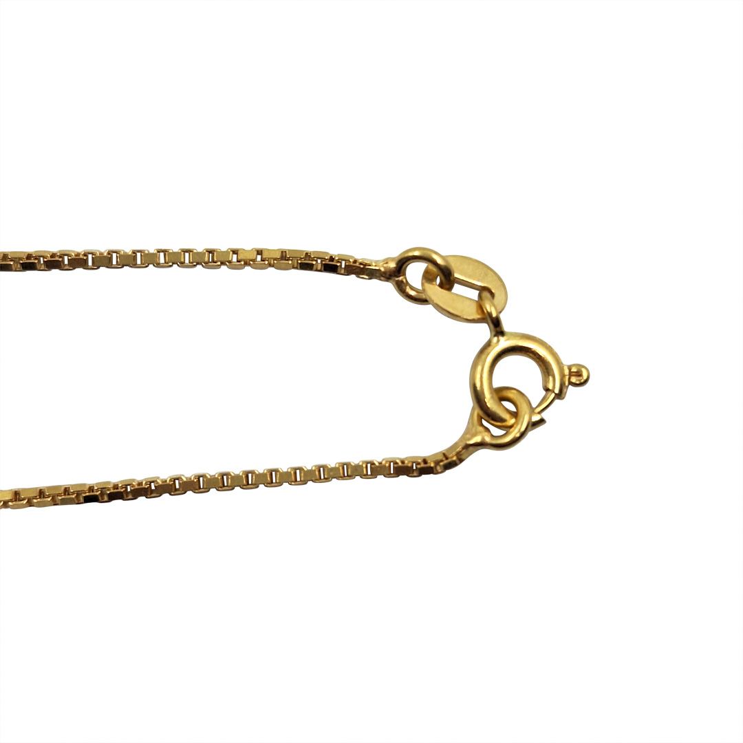 18ct Yellow Gold Fine Box Chain 23.5"