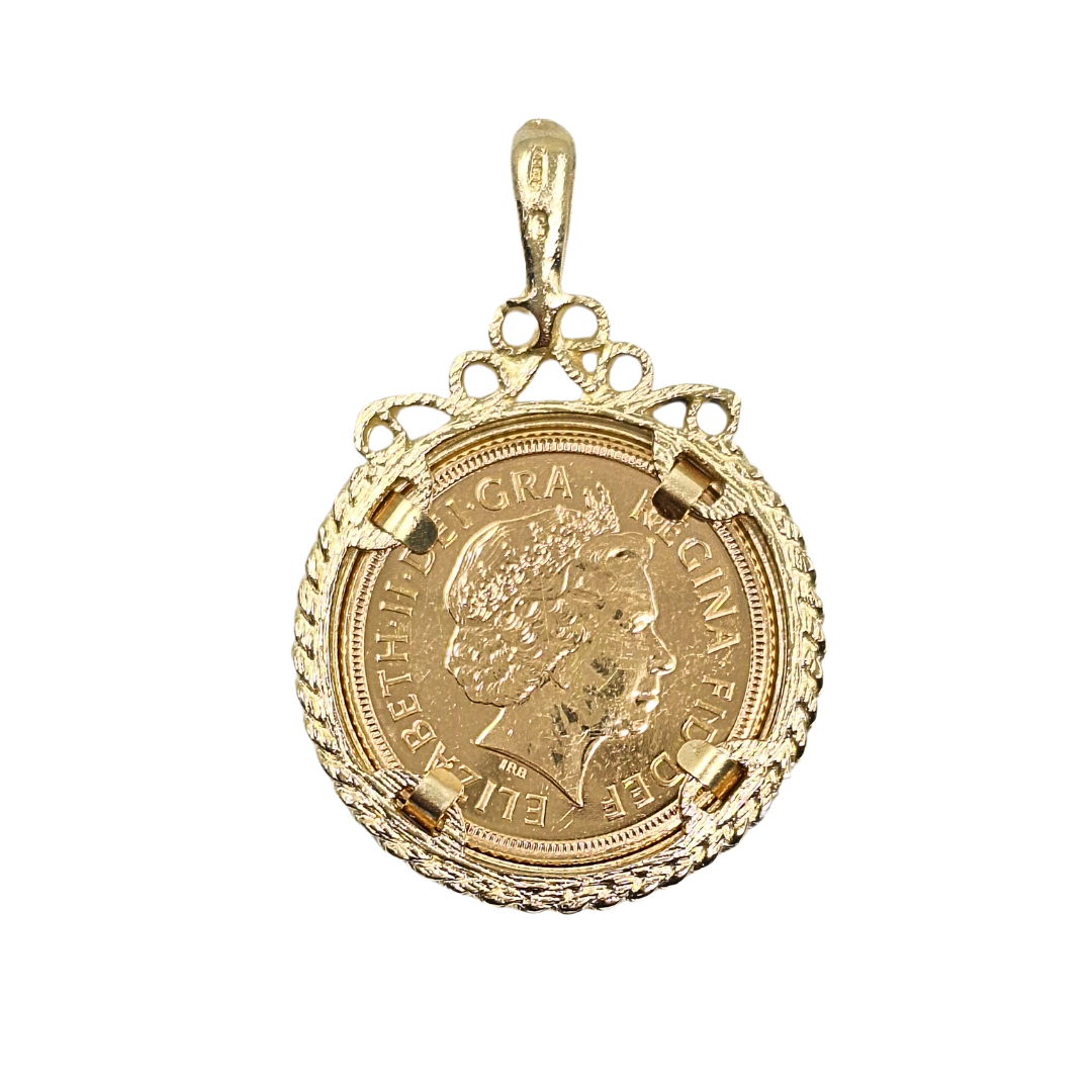 Full Sovereign Pendant 2002