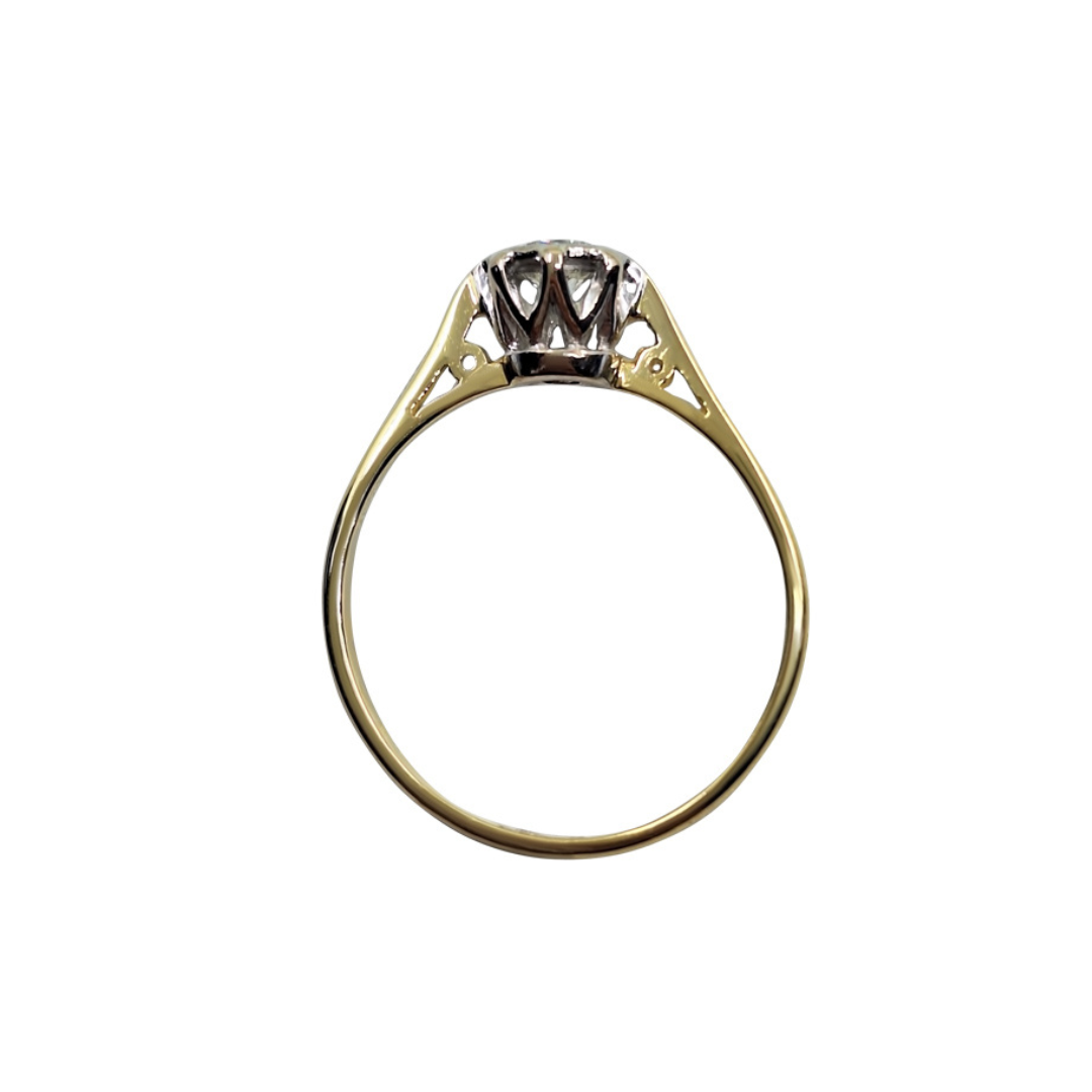 18ct Yellow Gold Diamond Solitaire Ring 0.25ct
