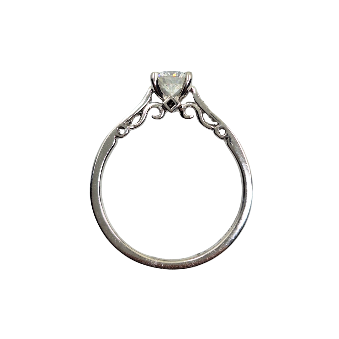 Palladium Diamond Solitaire Ring 0.35ct