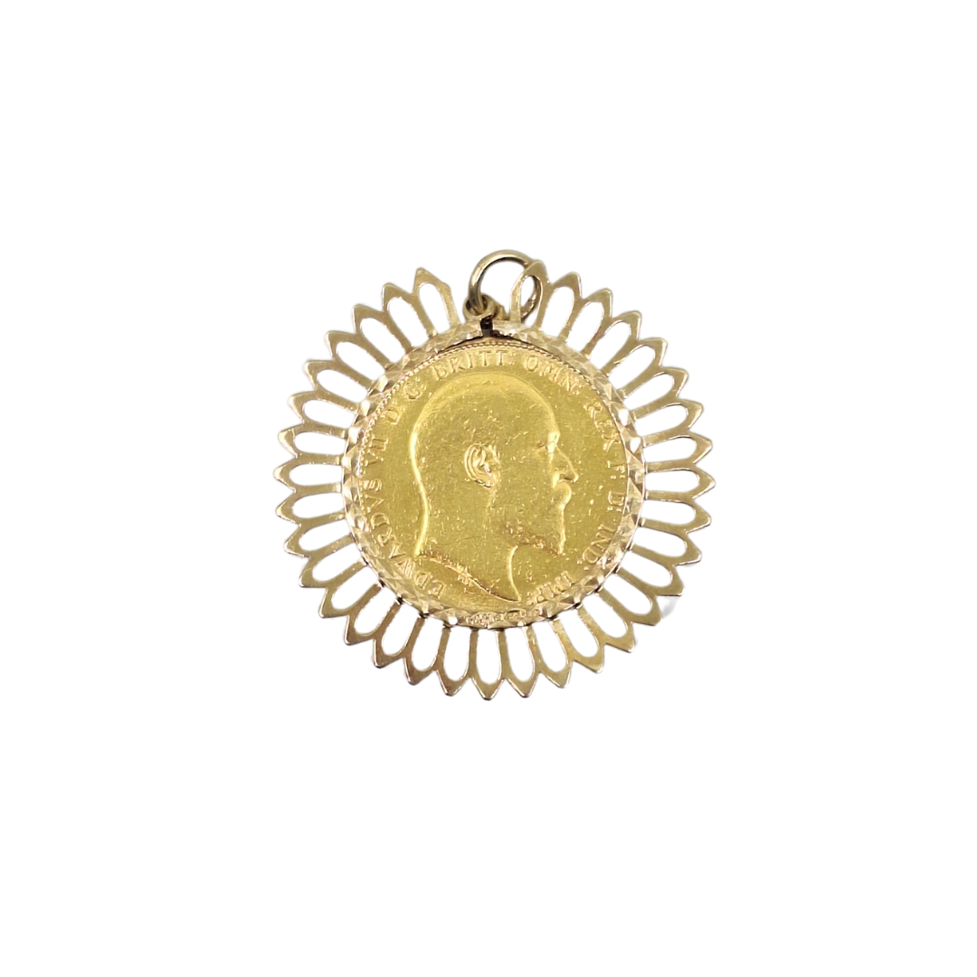 Full Sovereign Pendant 1907
