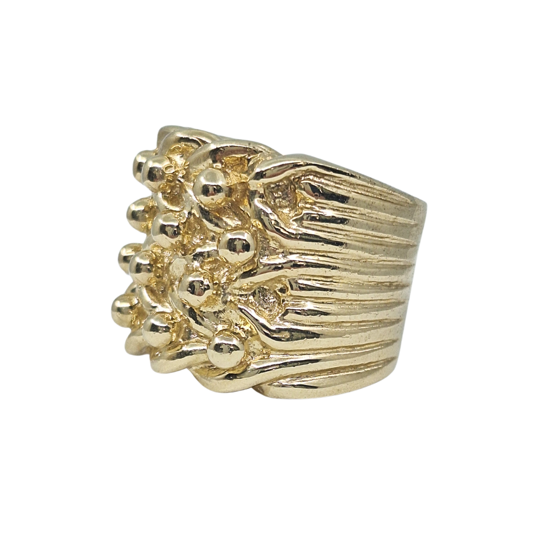 9ct Yellow gold Keeper Ring