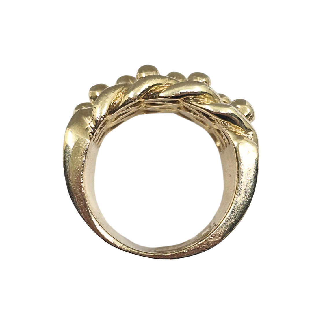 9ct Yellow gold Keeper Ring