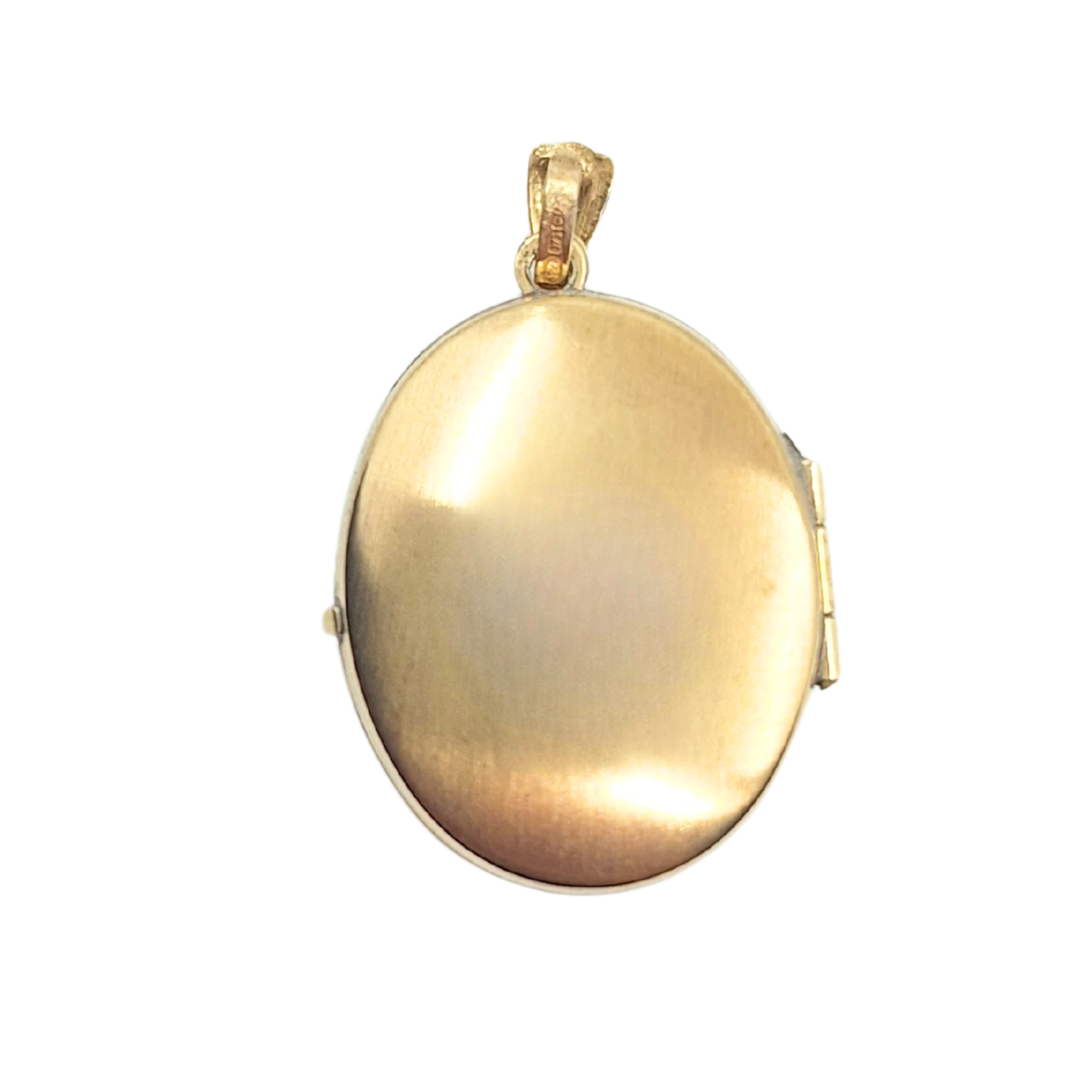 9ct Yellow Gold Oval Locket