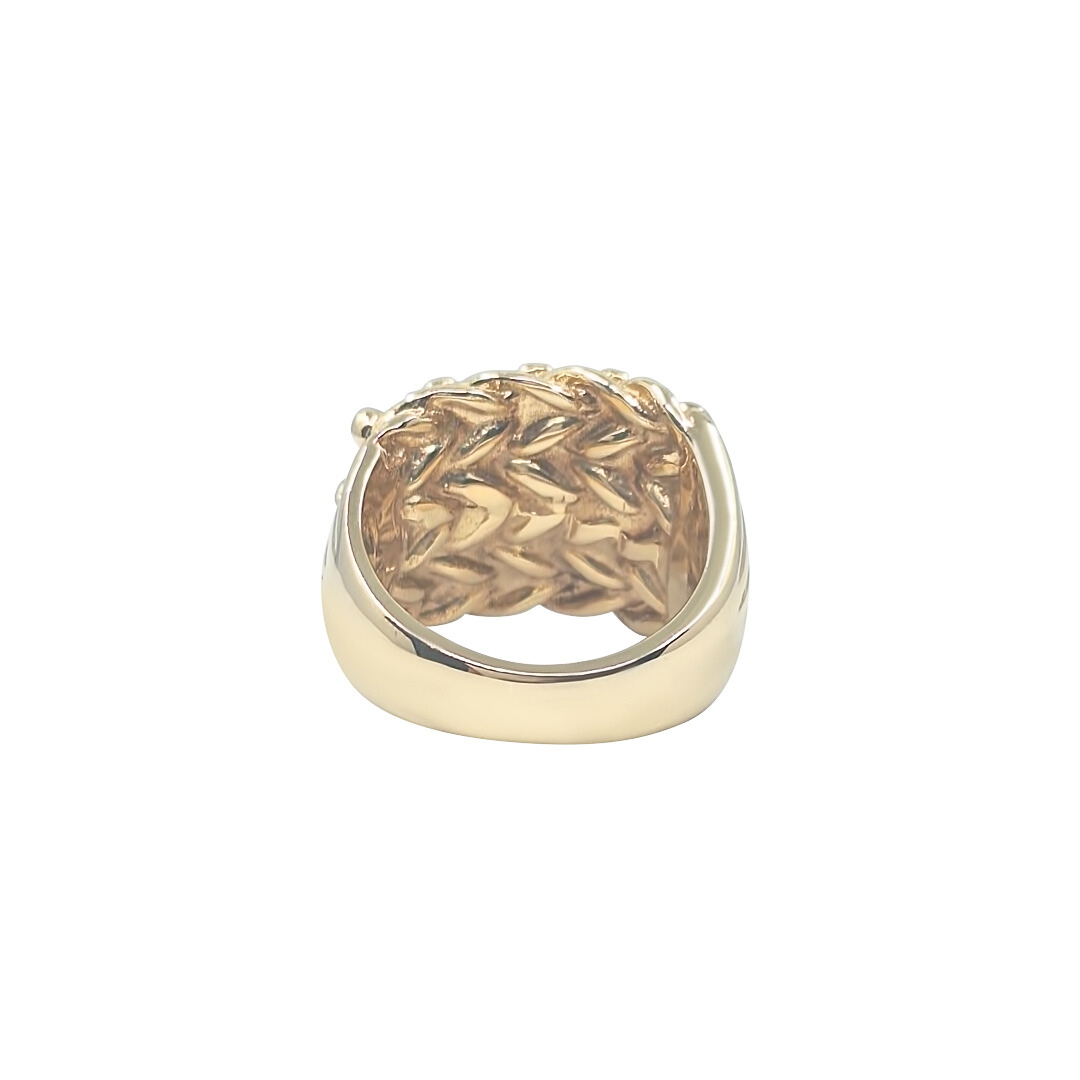 9ct Yellow Gold Keeper Ring