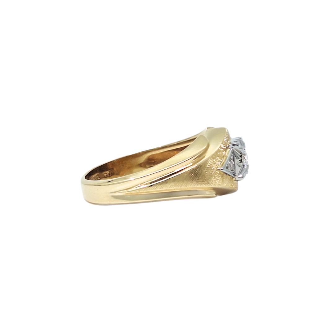 18ct Yellow Gold Diamond Set Ring