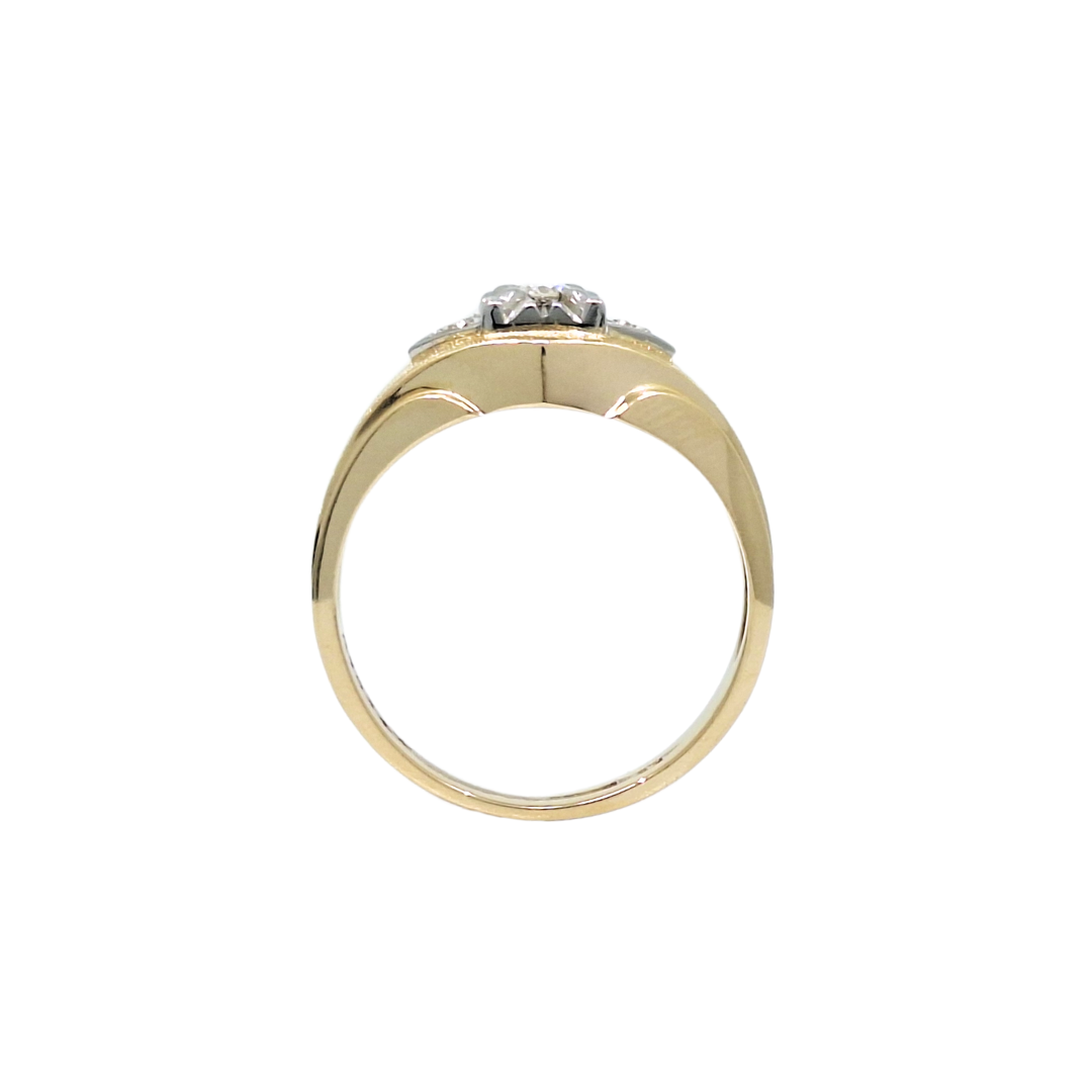 18ct Yellow Gold Diamond Set Ring
