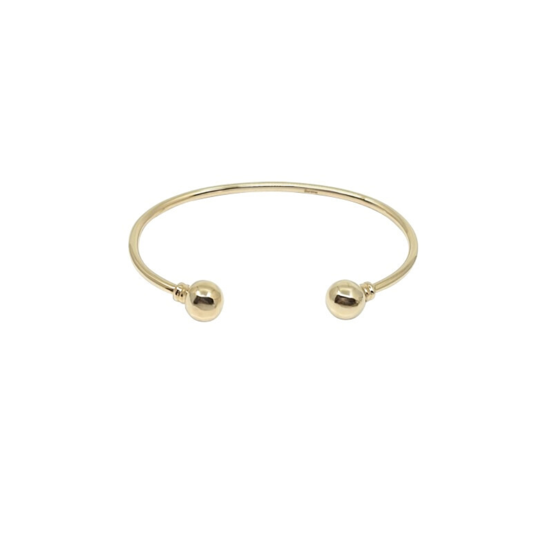 9ct Yellow Gold Baby Torque Bangle