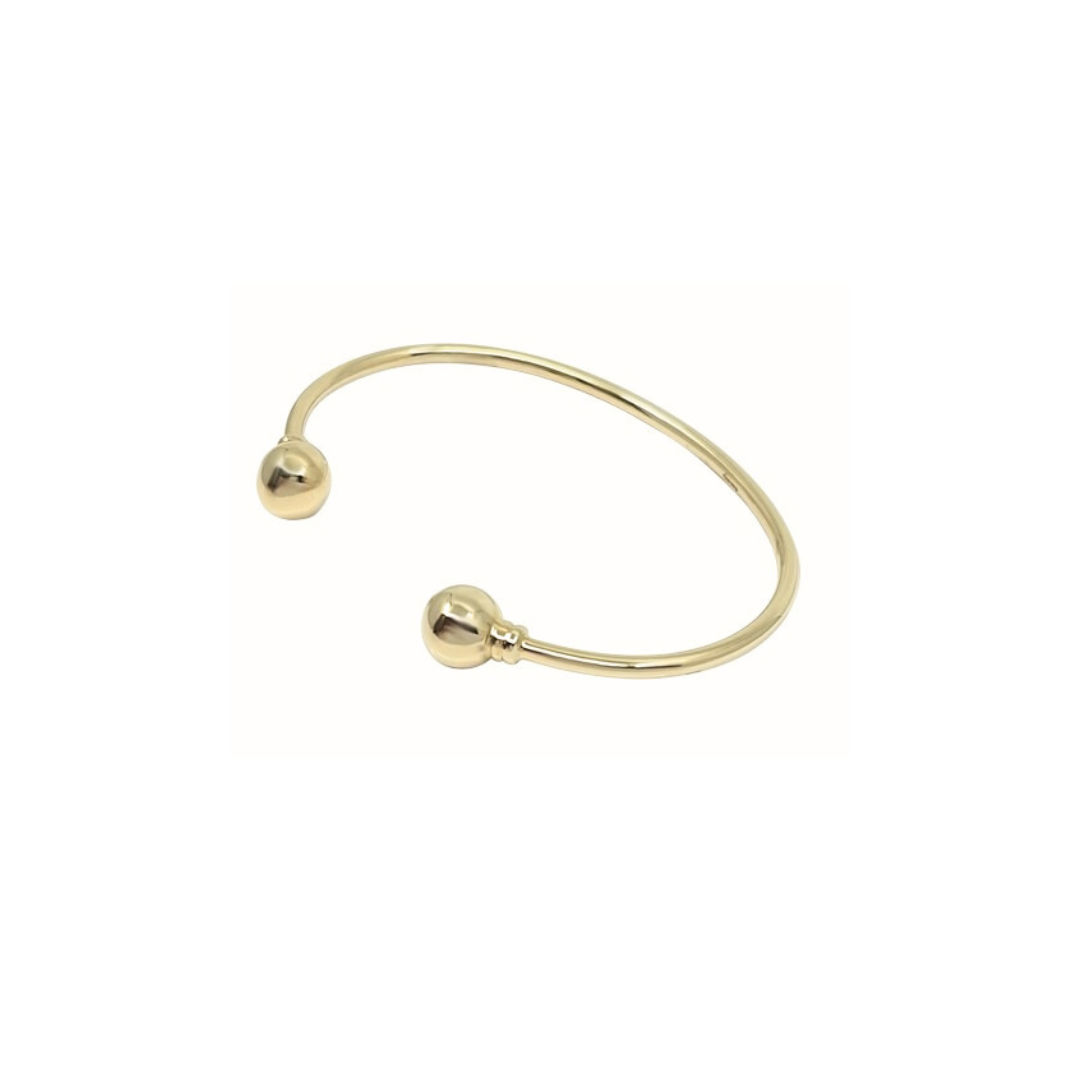 9ct Yellow Gold Baby Torque Bangle