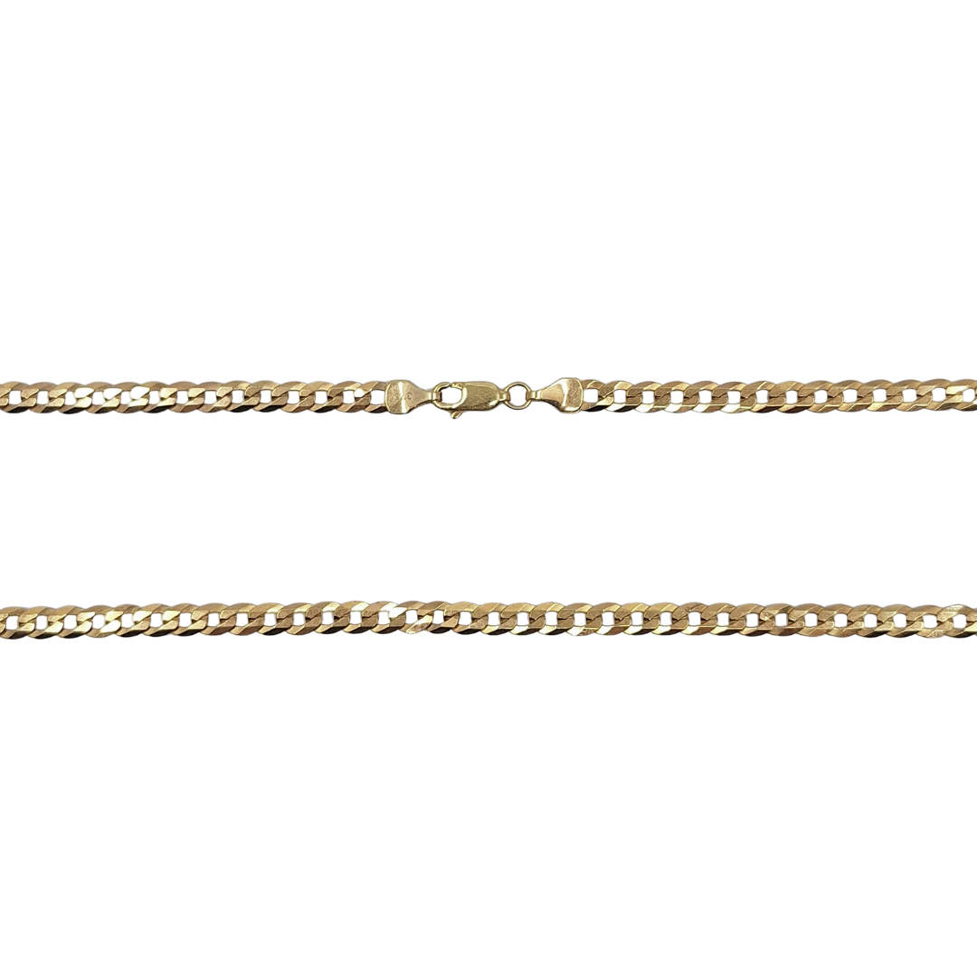 9ct Yellow Gold Curb Chain 20"