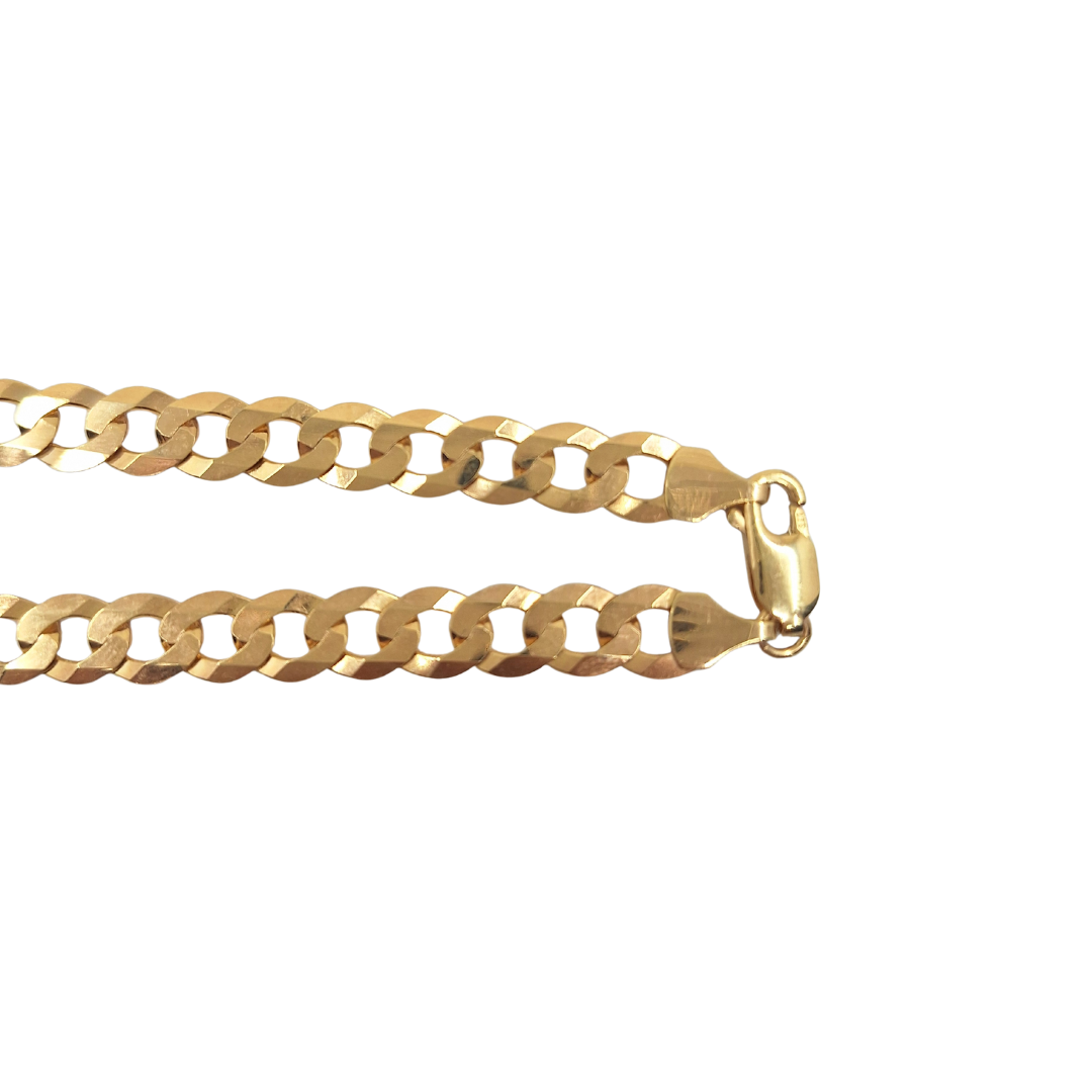 9ct Yellow Gold Curb Chain 26"