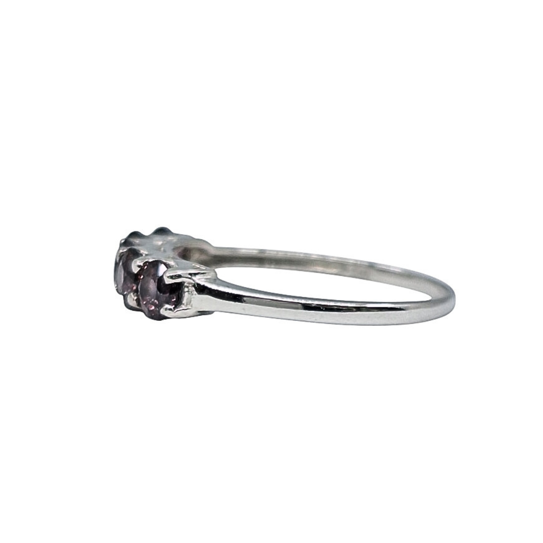9ct White Gold Sapphire Five Stone Ring