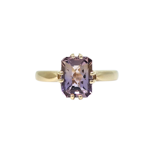 9ct Yellow Gold Ametrine Ring