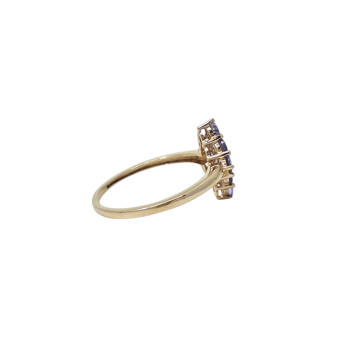 9ct Yellow Gold Tanzanite Ring