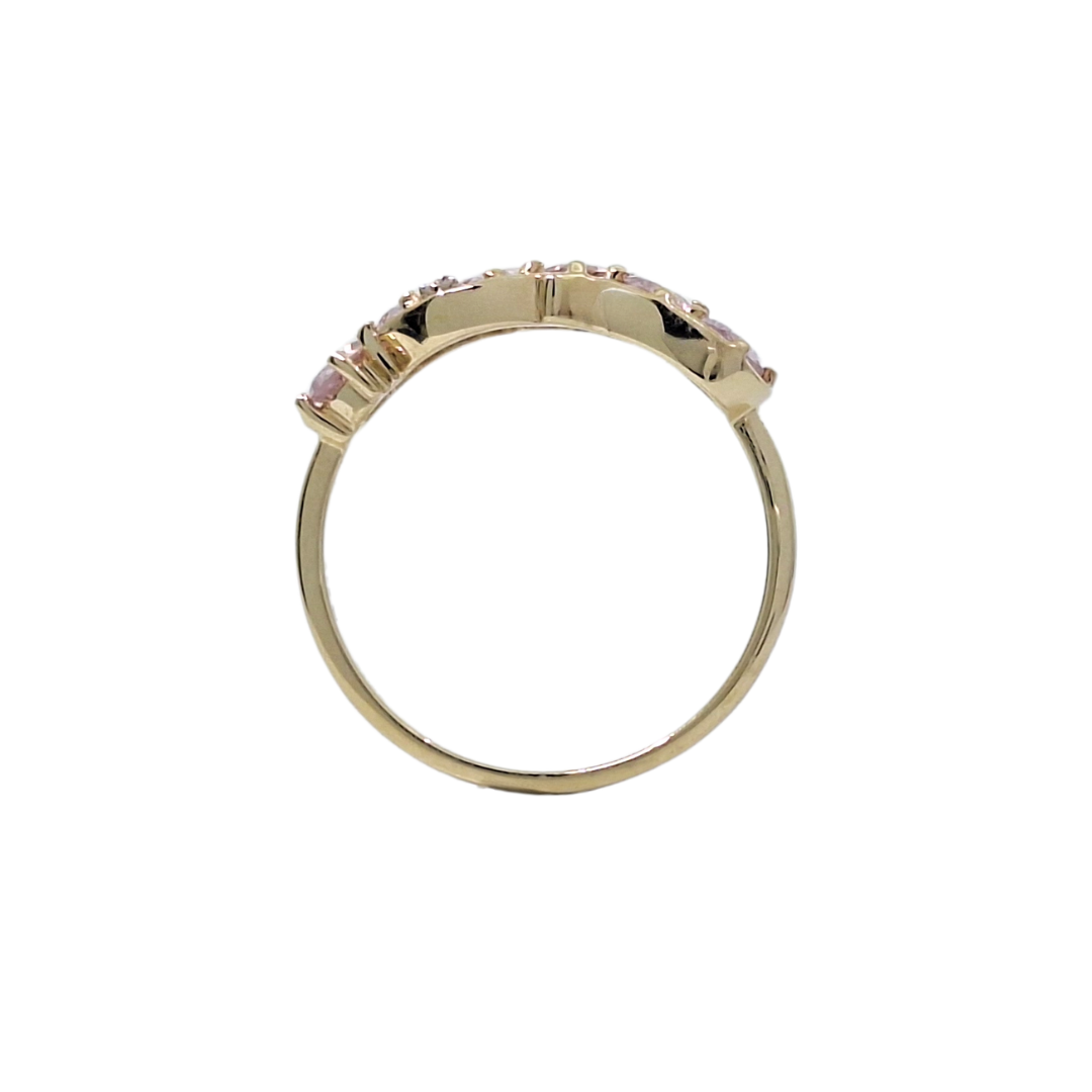 9ct Yellow Gold Morganite Ring