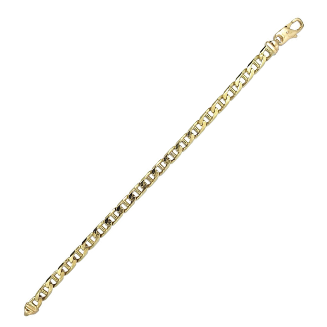 9ct Yellow Gold Anchor Link Bracelet 8.5"