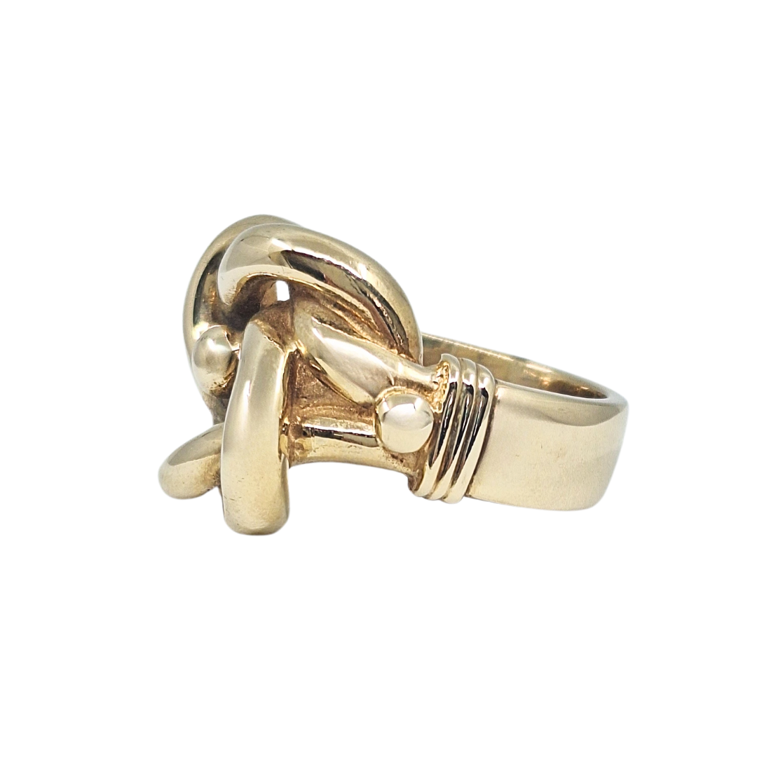 9ct Yellow Gold knot Ring