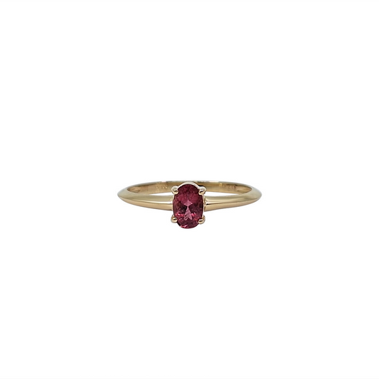 9ct Yellow Gold Cruzeiro Rubellite Ring