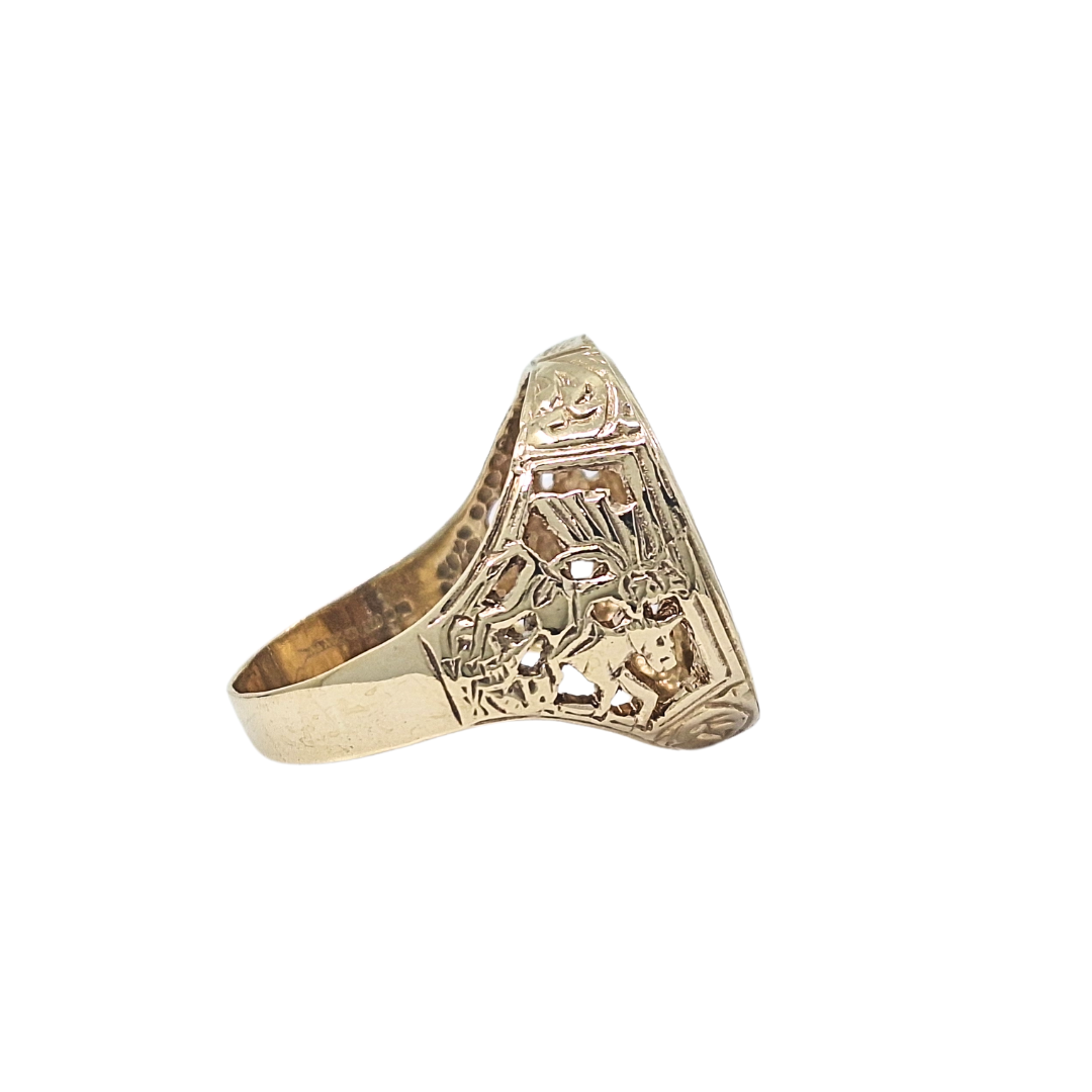 9ct Half Sovereign Ring 2004