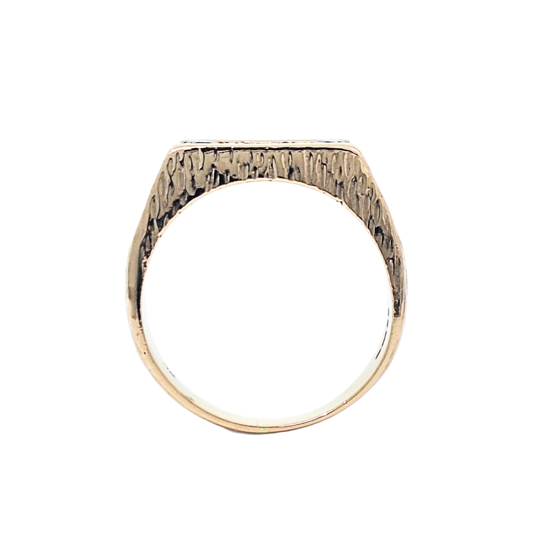 9ct Yellow Gold Four Stone Diamond Ring