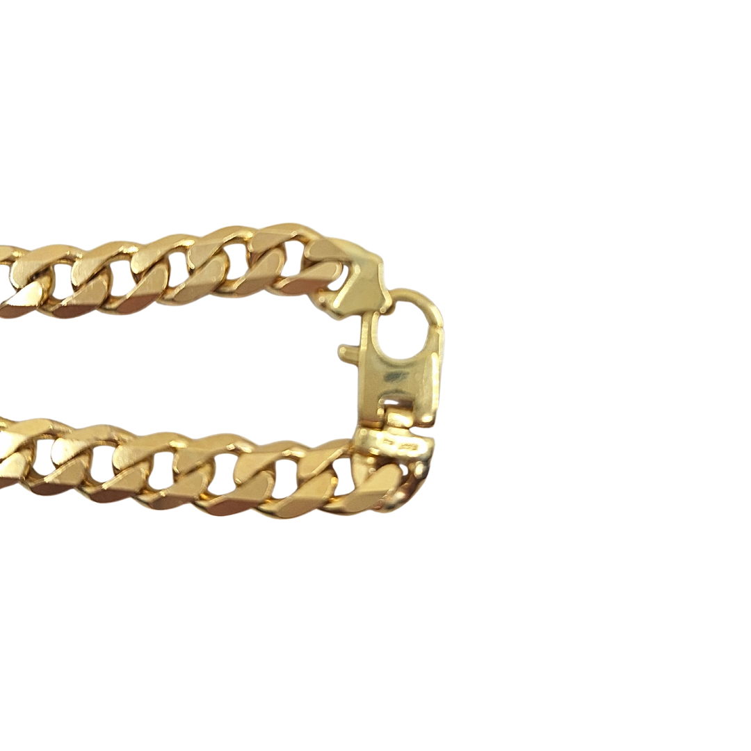9ct Yellow Gold Curb Chain 20"