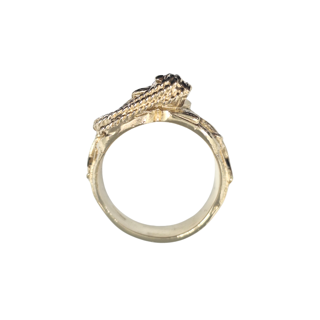 9ct Yellow Gold Saddle Ring