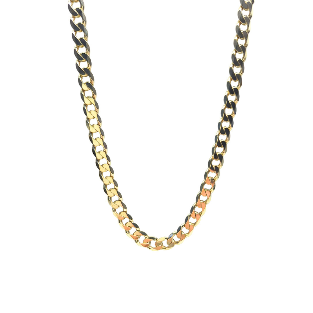 9ct Yellow Gold Curb Chain 24"