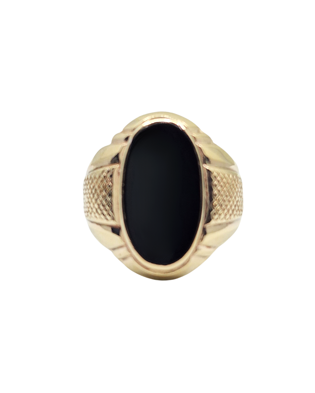 9ct Yellow Gold Onyx Signet Ring