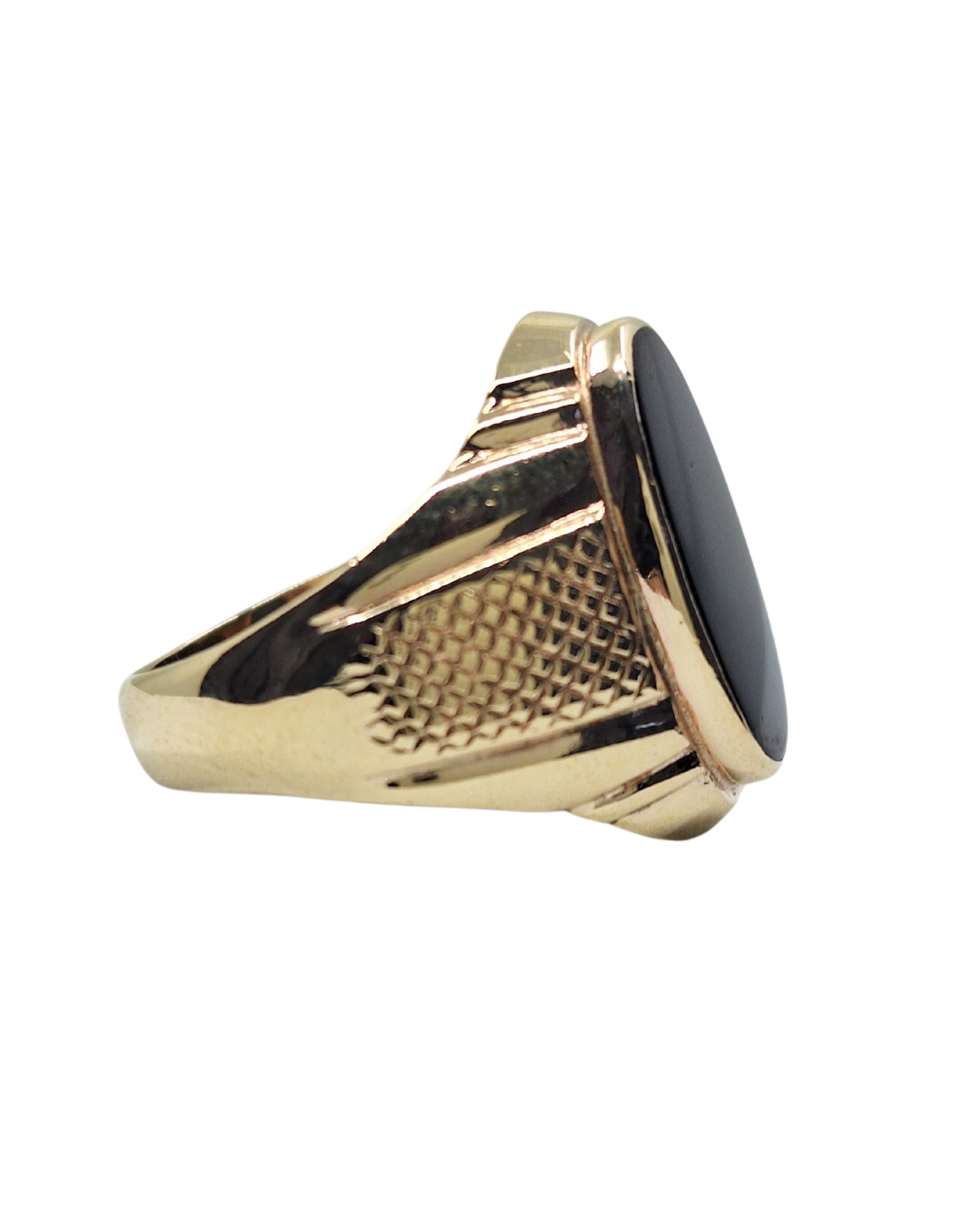 9ct Yellow Gold Onyx Signet Ring