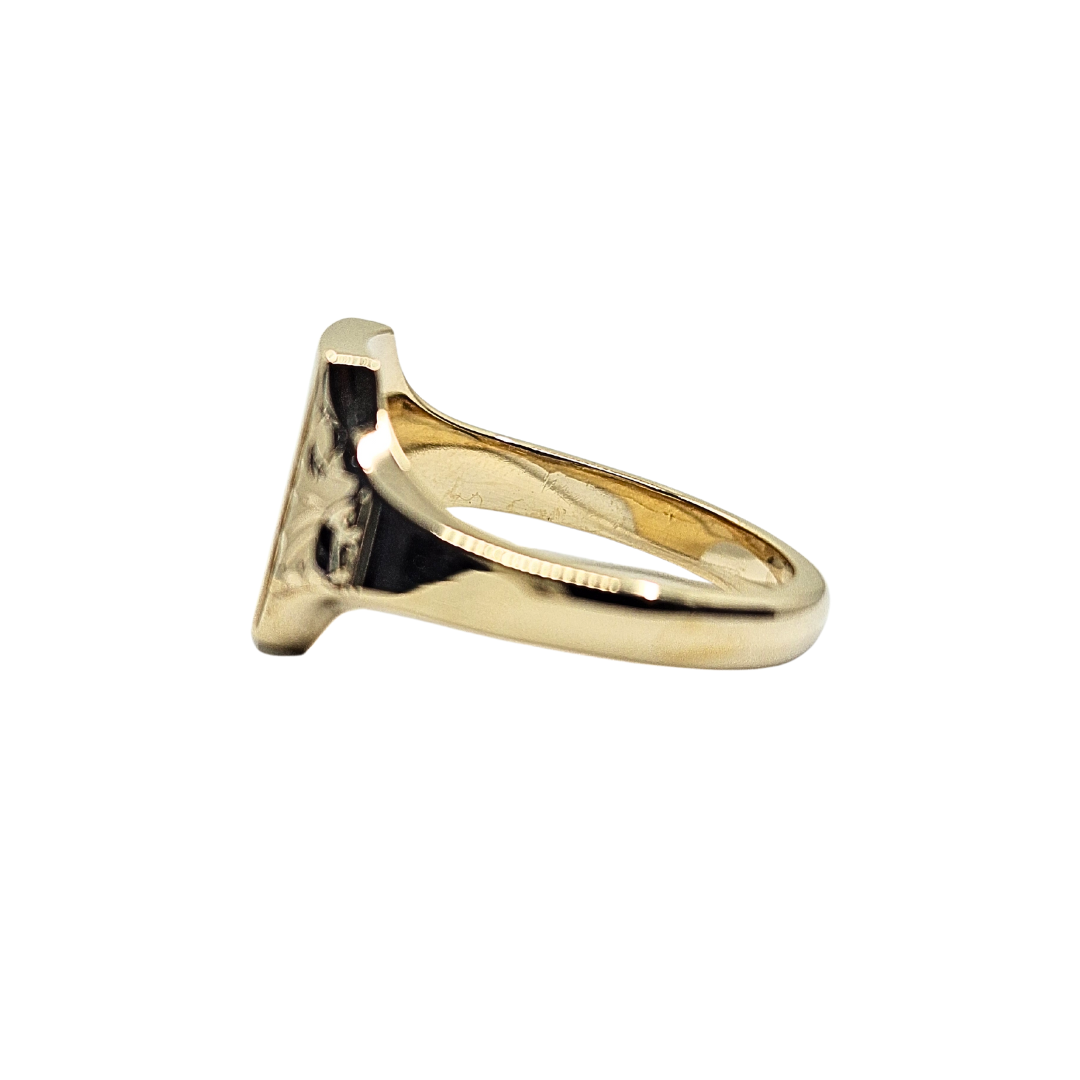 9ct Yellow Gold Rectangle Signet Ring