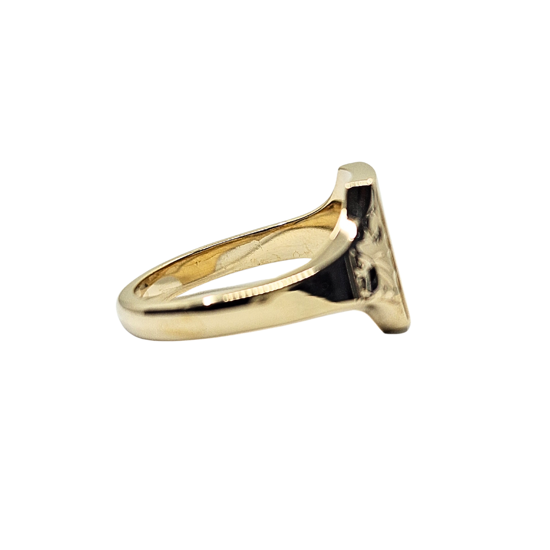 9ct Yellow Gold Rectangle Signet Ring