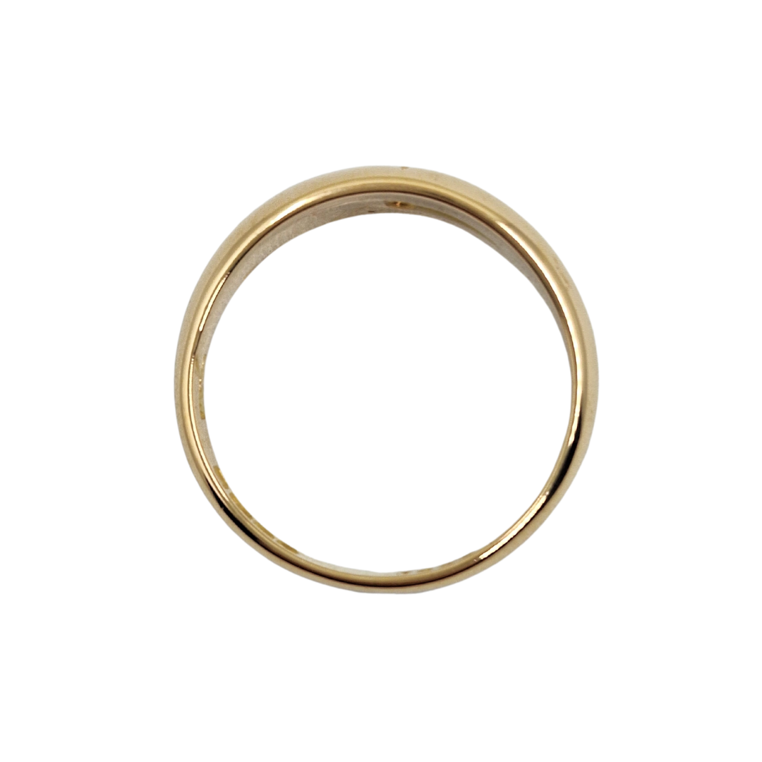 18ct Yellow Gold Star Set Diamond Band Ring