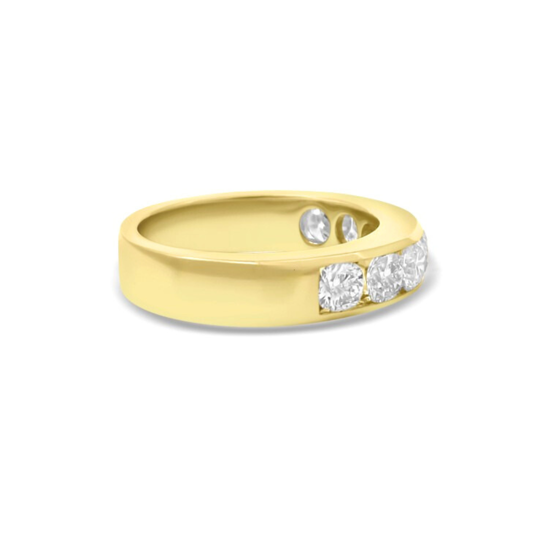 Yellow Gold Ethical Diamond Channel Set Eternity Ring 1.50ct