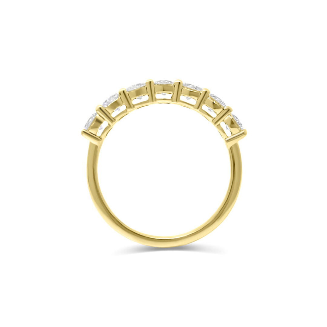 Yellow Gold Ethical Diamond Claw Set Eternity Ring 1.00ct