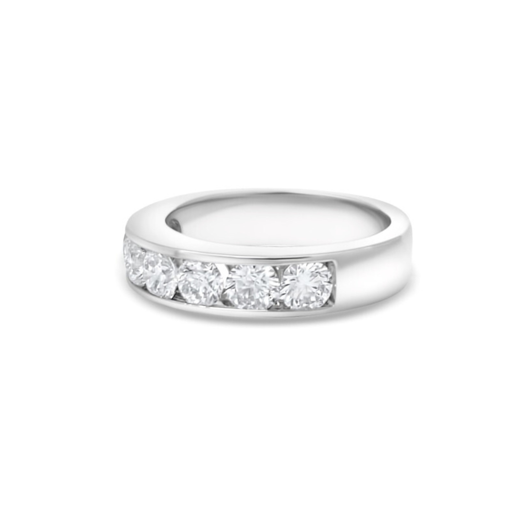 White Gold Ethical Diamond Channel Set Eternity Ring 1.50ct