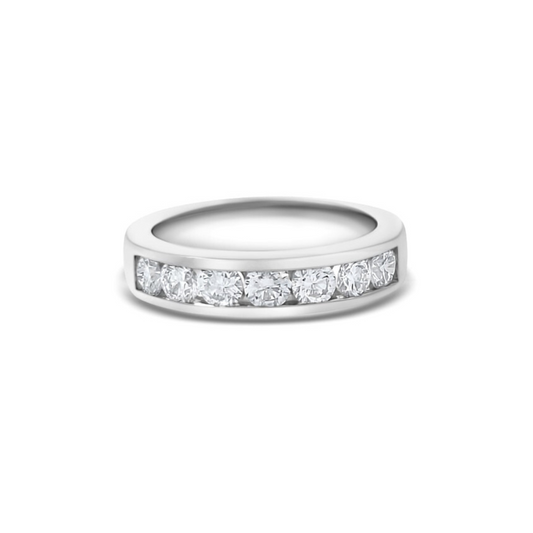 White Gold Ethical Diamond Channel Set Eternity Ring 1.00ct