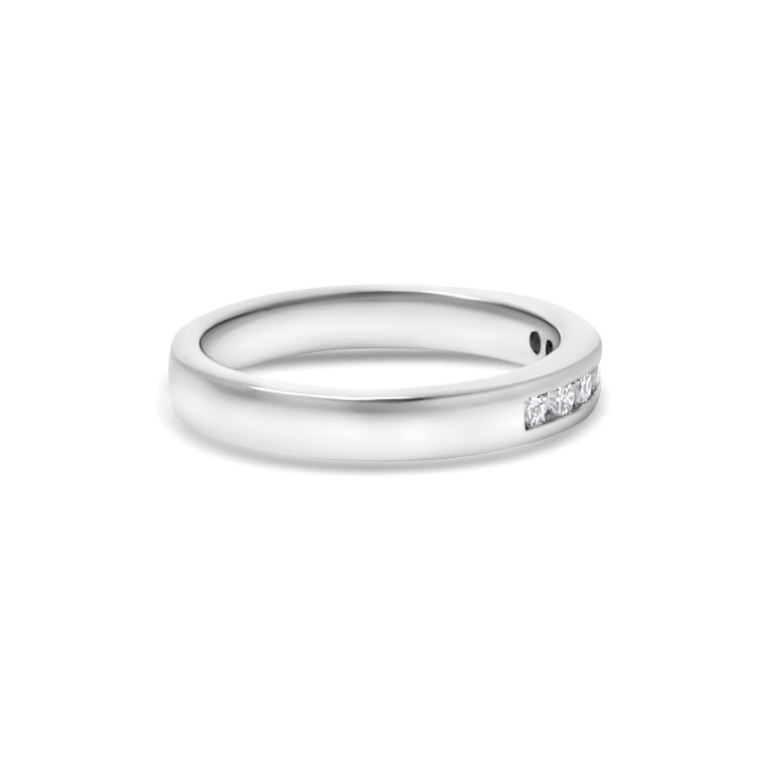 White Gold Ethical Diamond Channel Set Eternity Ring 0.25ct