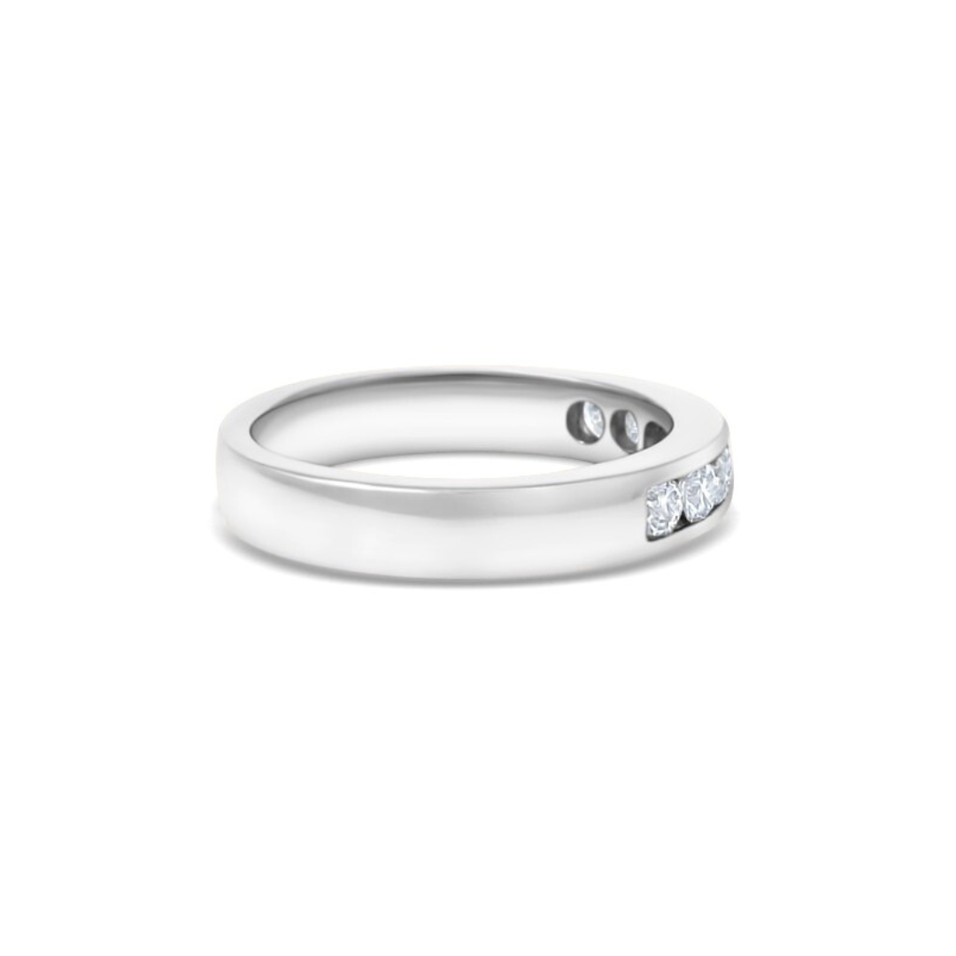 White Gold Ethical Diamond Channel Set Eternity Ring 0.50ct